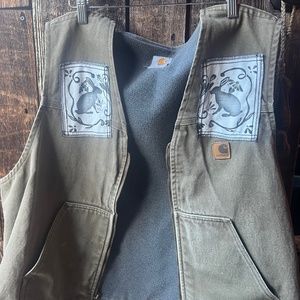 Carhart vest with patch